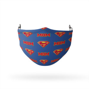 Superman Super Mom Shield Logo Reusable Cloth Face Mask