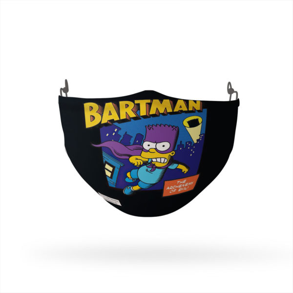 The Simpsons Bartman Reusable Cloth Face Mask
