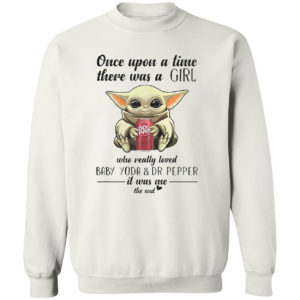 Once Upon A Time There Was A Mom Who Really Loved Baby Yoda And Dr Pepper It Was Me Shirt