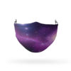 Space Purple Nebula Reusable Cloth Face Mask