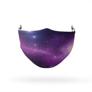 Space Purple Nebula Reusable Cloth Face Mask