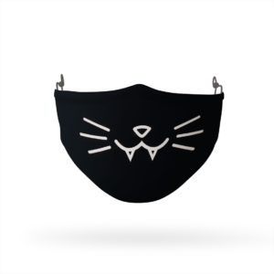 Cat Fangs Simple Reusable Cloth Face Mask