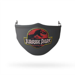 Jurassic Park Stone Logo Reusable Cloth Face Mask