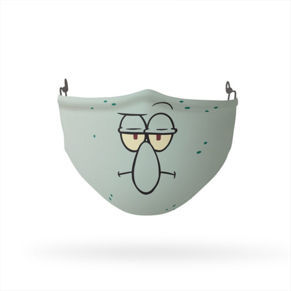 Spongebob Squidward Face Reusable Cloth Face Mask