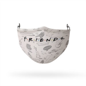 Friends Logo and Icon Reusable Cloth Face Mask
