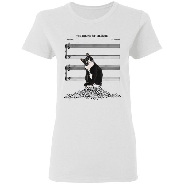 The Sound Of Silence Cat shirt
