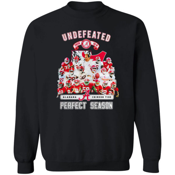 Undefeated Alabama Crimson Tide perfect season shirt
