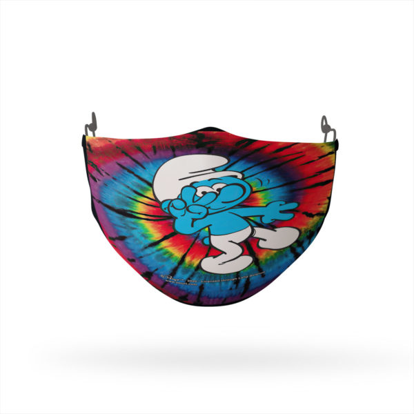 Smurfs Tie Dye Reusable Cloth Face Mask