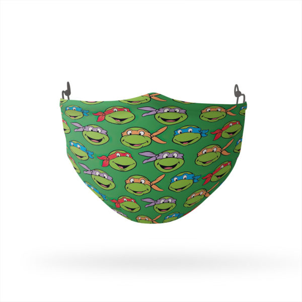 Teenage Mutant Ninja Turtles Head Reusable Cloth Face Mask