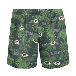 Green Bay Packers Tropical Palm Tree Hawaii Shirt, Shorts