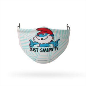 Smurfs Papa Smurf Just Smurfy Reusable Cloth Face Mask