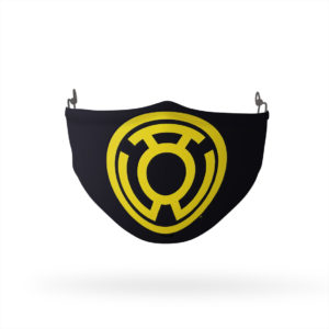 Green Lantern Yellow Emblem Reusable Cloth Face Mask