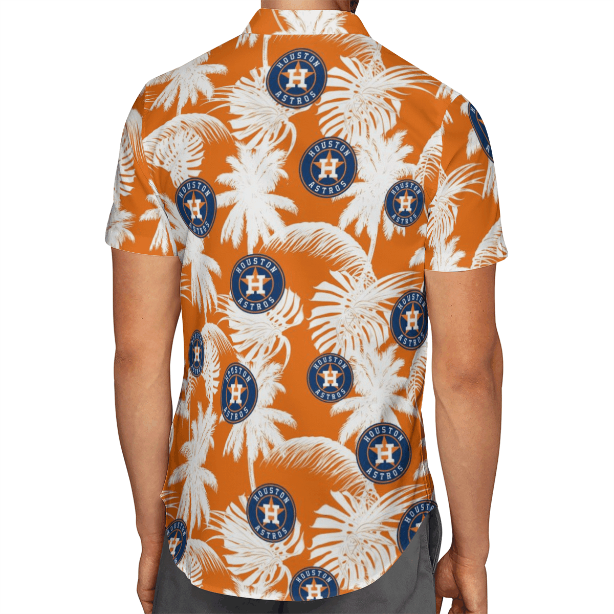 Houston Astros MLB Fruit Tropical Short Sleeves Hawaiian Shirt - Banantees