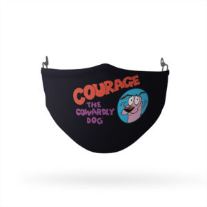 Courage the Cowardly Dog Courage Logo Reusable Cloth Face Mask
