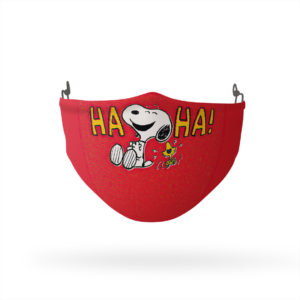 Peanuts Snoopy and Woodstock HA HA Reusable Cloth Face Mask