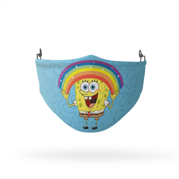 Spongebob Squarepants Rainbow Reusable Cloth Face Mask