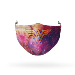 Wonder Woman Galaxy Logo Reusable Cloth Face Mask