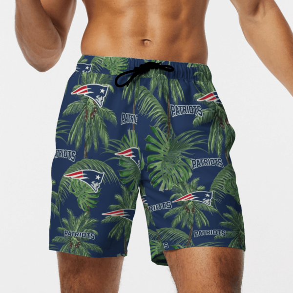 New England Patriots Tropical Palm Tree Hawaii Shirt, Shorts