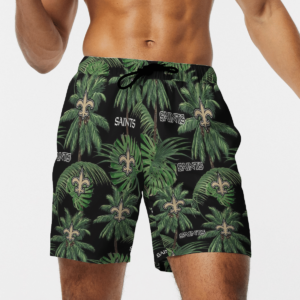 New Orleans Saints Tropical Palm Tree Hawaii Shirt, Shorts