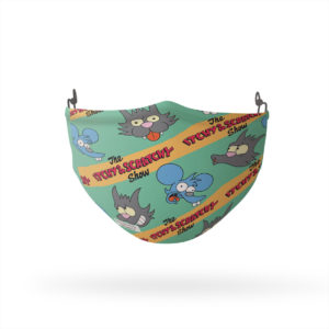 The Simpsons Itchy and Scratchy Reusable Cloth Face Mask