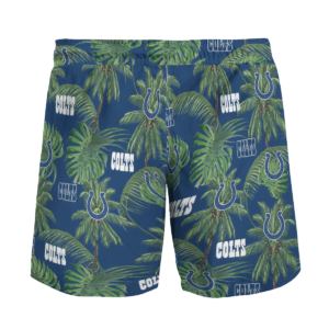 Indianapolis Colts Tropical Palm Tree Hawaii Shirt, Shorts