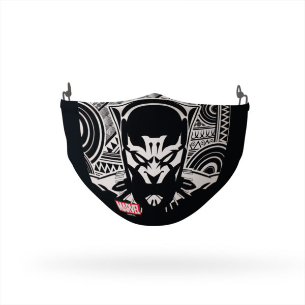 Black Pantern Bold Geometric Reusable Cloth Face Mask