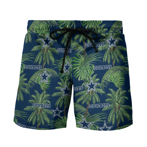 Dallas Cowboys Tropical Palm Tree Hawaii Shirt, Shorts