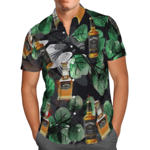 US Bourbon Whiskey Jack Daniels Hawaiian Beach Shirt, Shorts