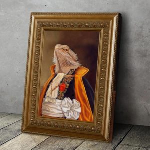 Bearded Dragon Reptile Canvas, Poster