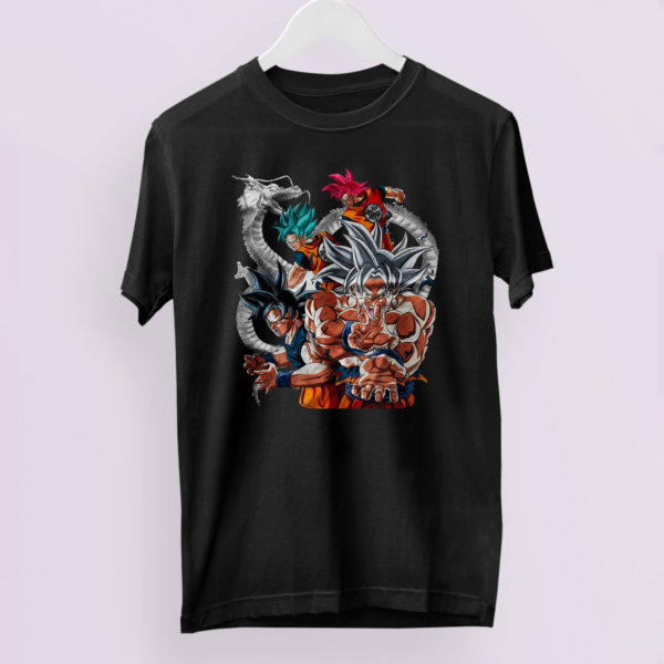 Son Goku All Transformation Forms T-Shirt