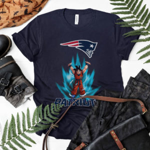 Son Goku Powering Up In Energy New England Patriots Shirt