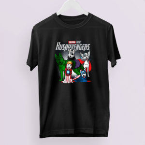 Husky Dog Huskyvengers T shirt