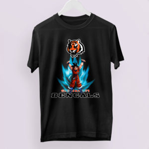 Son Goku Powering Up In Energy Cincinnati Bengals Shirt