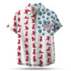 Whippet American Flag 4th of July Hawaiian shirt