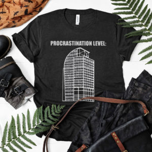 Procrastination Level Building Orlando Florida Shirt