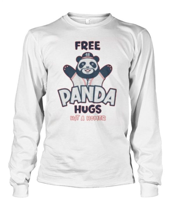 Free Panda Hugs Hit A Homer Shirt