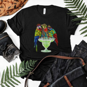 Parrots Drinking Margarita Hawaiian Shirt