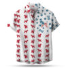 West Highland White Terrier American Flag 4th of July Hawaiian shirt