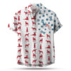 Yorkshire Terrier American Flag 4th of July Hawaiian shirt