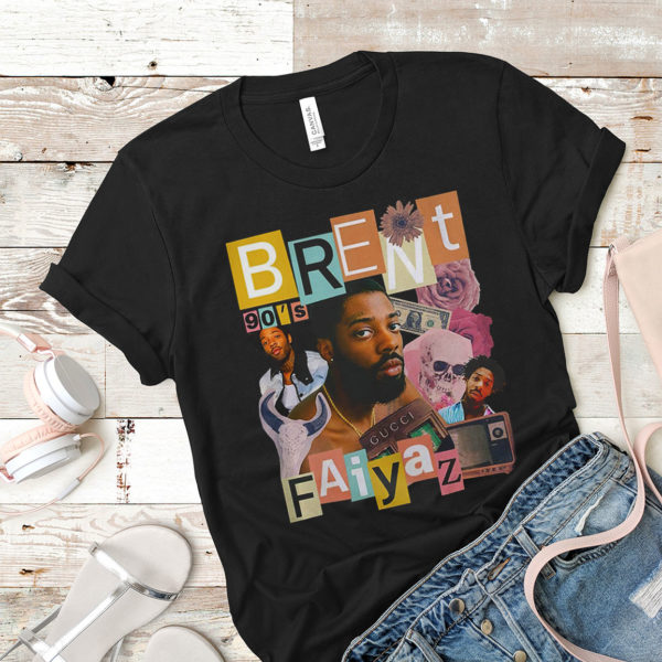 Brent Faiyaz T-Shirt Vintage 90’s Hip Hop Rap Tour