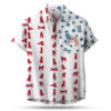 Bichon Frise American Flag 4th of July Hawaiian shirt