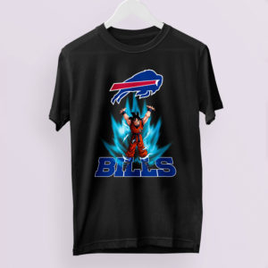 Son Goku Powering Up In Energy Buffalo Bills Shirt