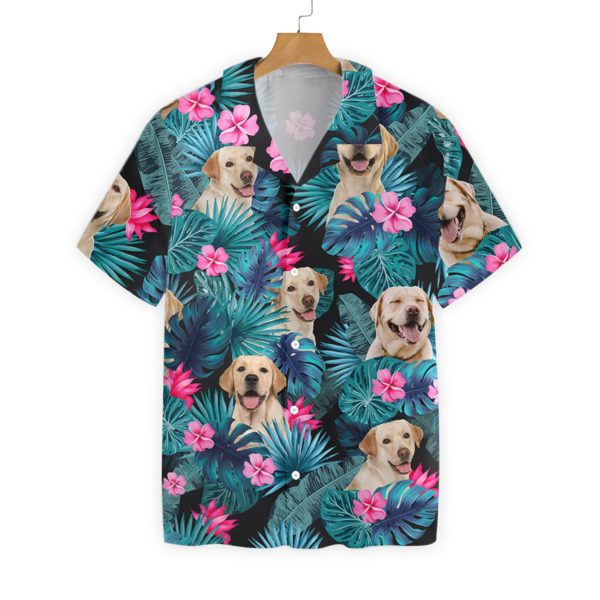 Tropical Labrador Hawaiian Print Shirts