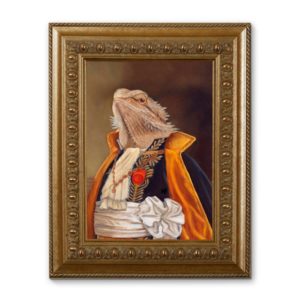 Bearded Dragon Reptile Canvas, Poster