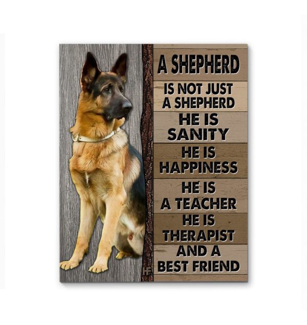 A German Shepherd Dog Canvas, Poster