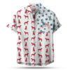 Pomeranian Dog American Flag 4th of July Hawaiian shirt