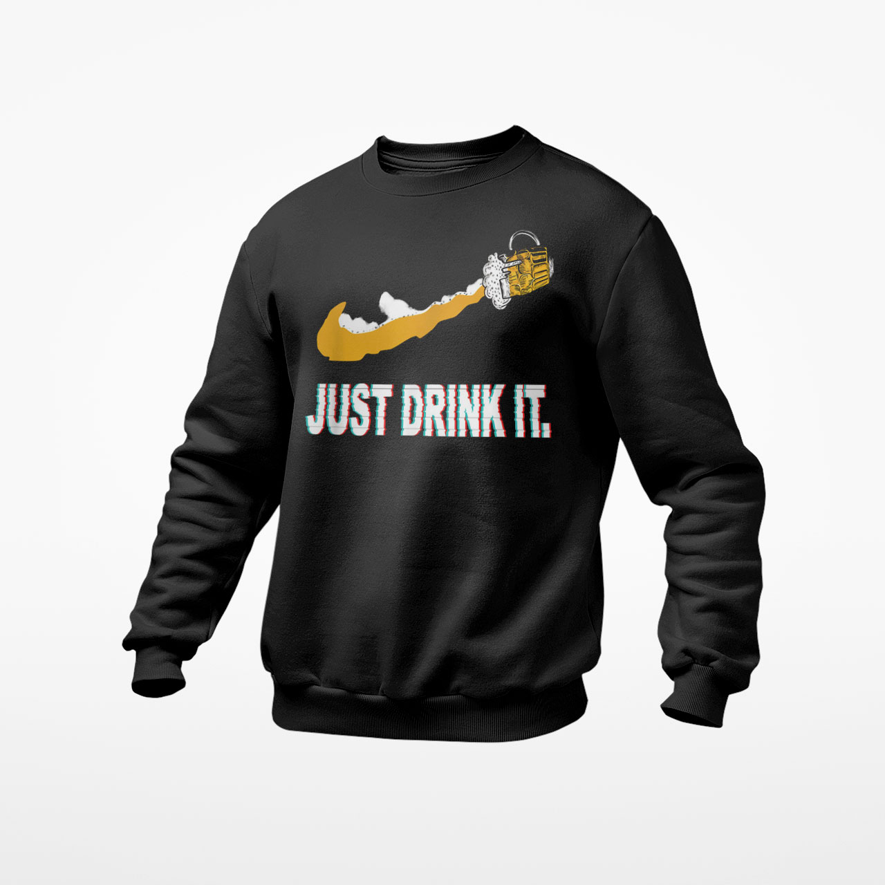 lino Altoparlante Sobretodo Beer Just Drink It Nike T-Shirt