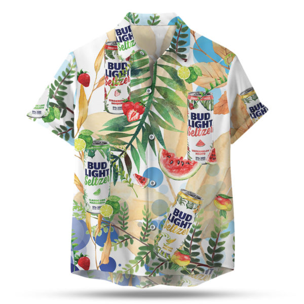 Bud Light Seltzer Hawaiian Shirt, Beach Shorts