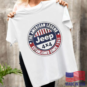 The American Legend Established Since 1941 Jeep Shirt, ls, hoodie