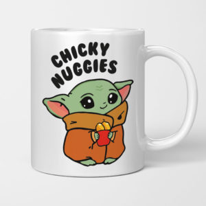 Baby Yoda Coffee Mug | Grogu Chicky Nuggies Holder